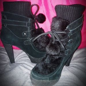 Guess by Marciano Women's Leather High Heeled Boots